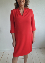 Comma jurk. Maat 36/38. Rood.