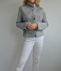 Elisa Cavaletti jasje. Maat 40, Grijs/goud