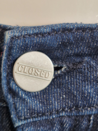 Closed jeans met wijde pijpen. Maat 29, Donkerblauw