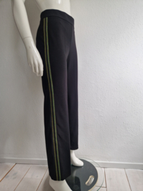 Ana Alcazar pantalon. Maat 36. Zwart/streep.