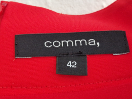 Comma jurk. Maat 36/38. Rood.