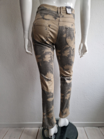 Zerres pantalon. Maat 42. Beige/snakeprint.