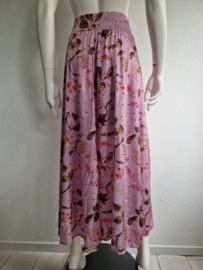Claudia Sträter midi rok. Maat 40. Lila/bloemenprint.