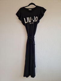 Liu Jo midi jurk. Maat XS. Zwart