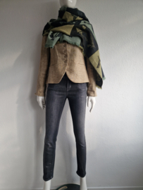 Kenzo shawl. Wol/bloemenprint.