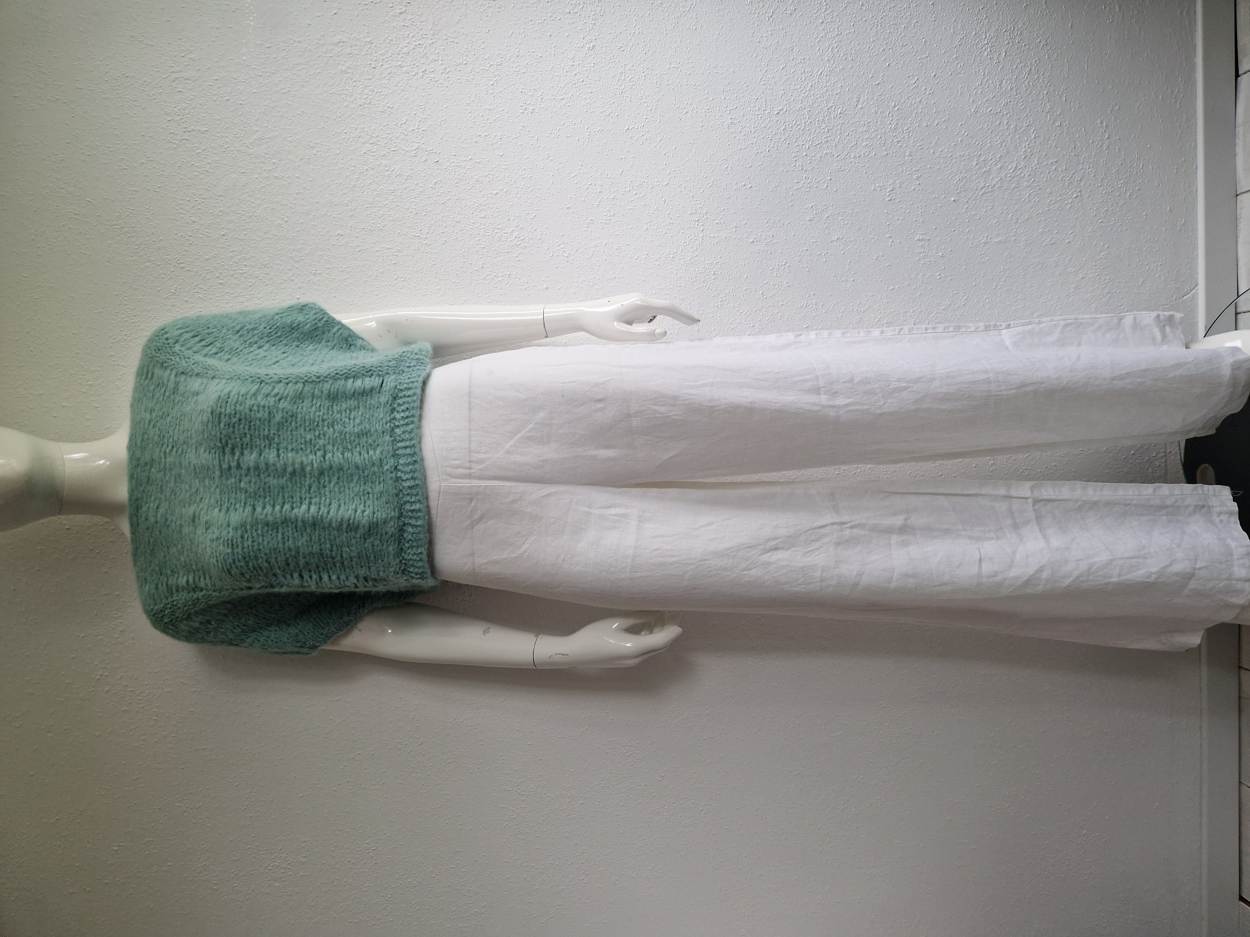 INTI top Irma. Maat M. Mint/baby alpaca.
