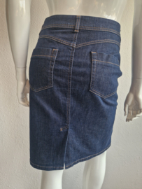 Claudia Sträter denim rok. Maat 42, Blauw.