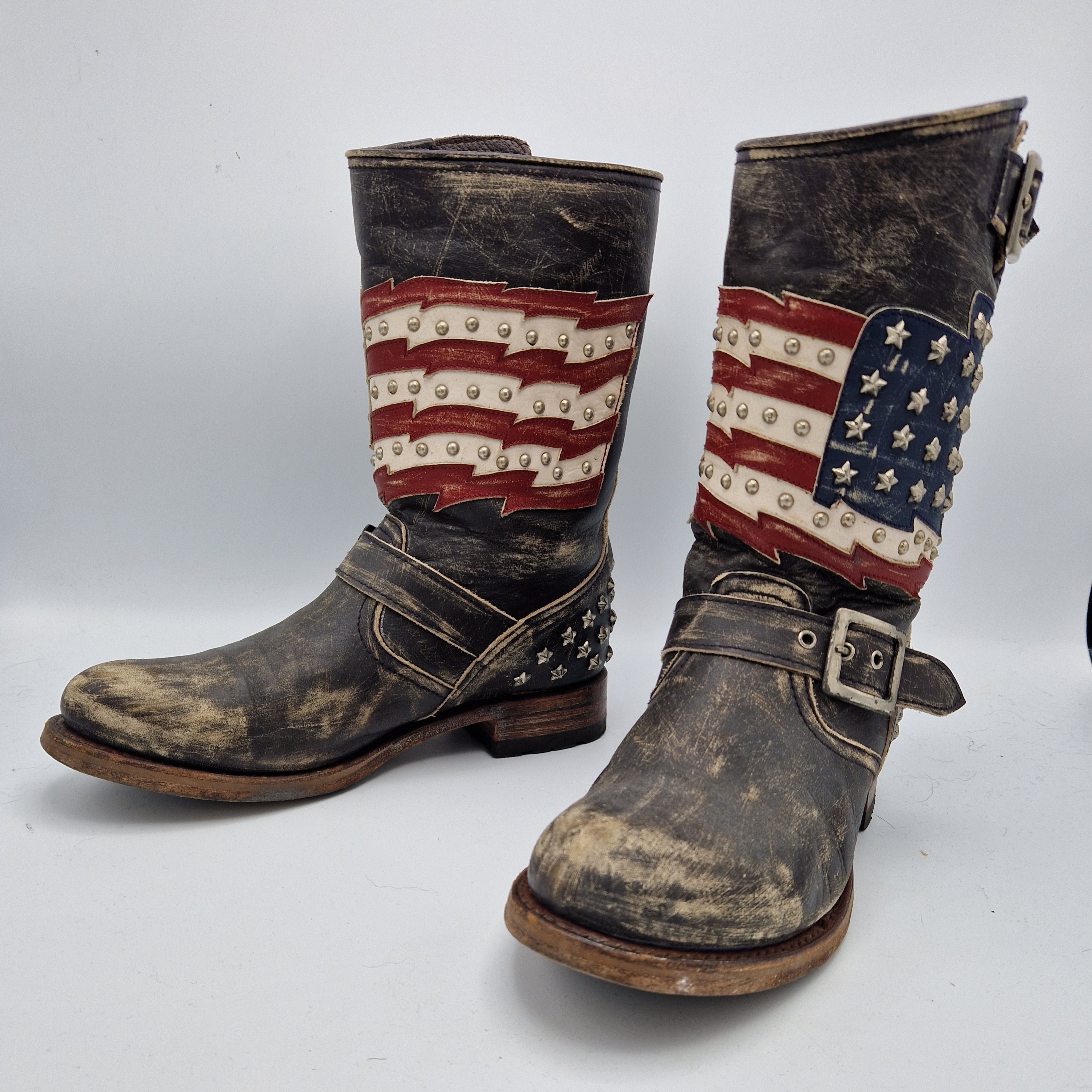 Sendra boots. Maat 40, Amerikaanse vlag.