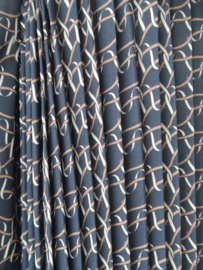 Elisabetta Franchi bodysuit. IT. maat 44, Blauw/chainprint.