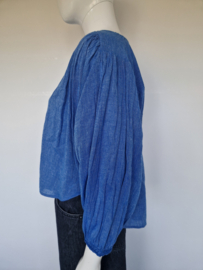 BY-BAR Becky Athia Blouse | Maat S | Sapphire Blue |