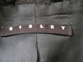 Sisley blazer. Maat 38. Grijs/wol.