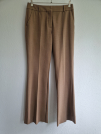 Five Units krijtstreep pantalon Clara. Maat 30,Lichtbruin.