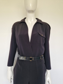 Elisabetta Franchi jumpsuit Tuta. IT maat 42. Zwart