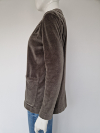 American Vintage blazer. Maat M. Grijs/fluweel.