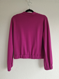 Saar vest/bomberjasje. Maat L. Fuchsia.