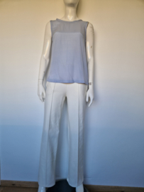 Aperto top. Maat 36, Lichtblauw/zijde.