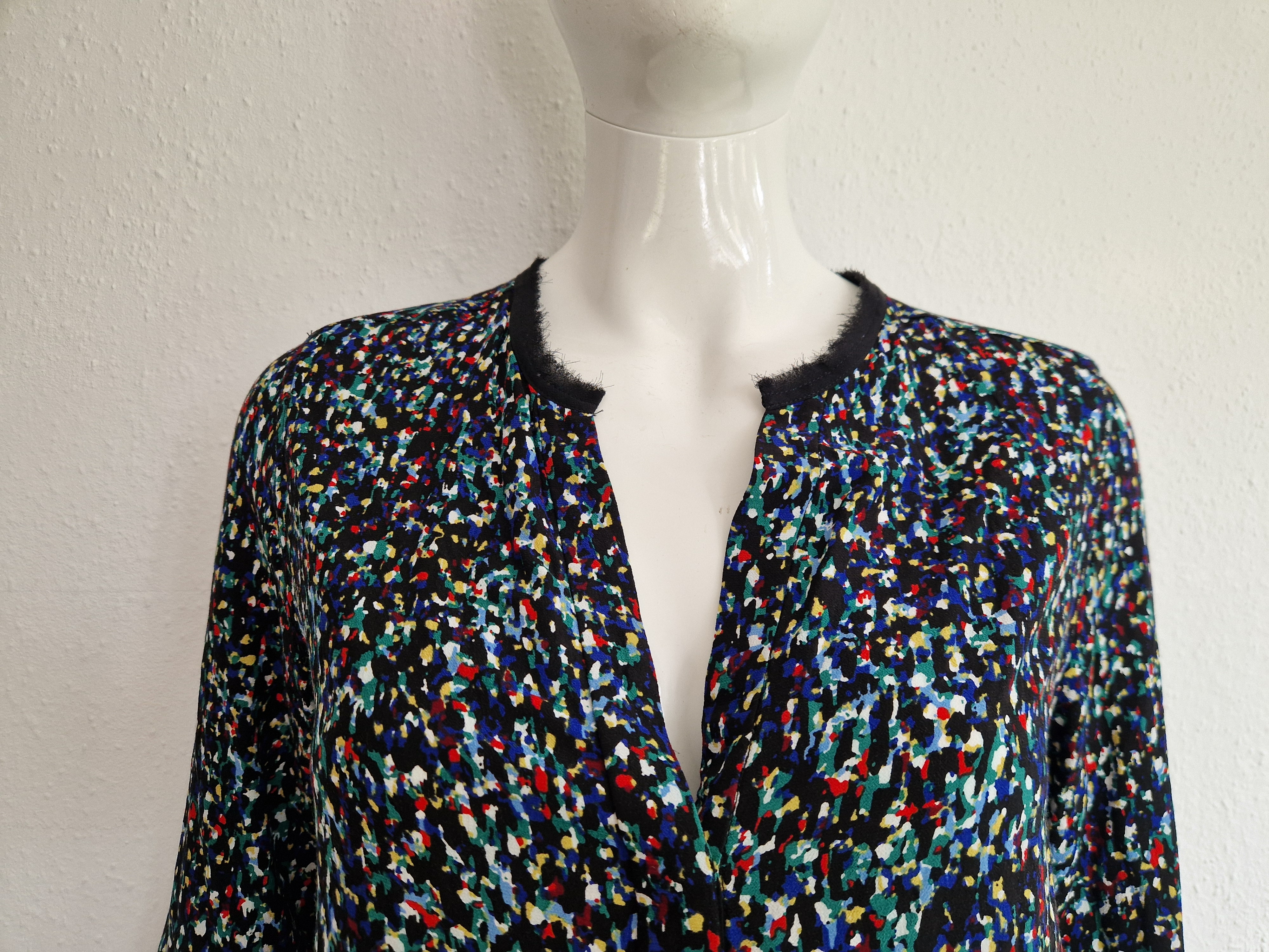 Sandro blouse. Maat 2. Confettiprint