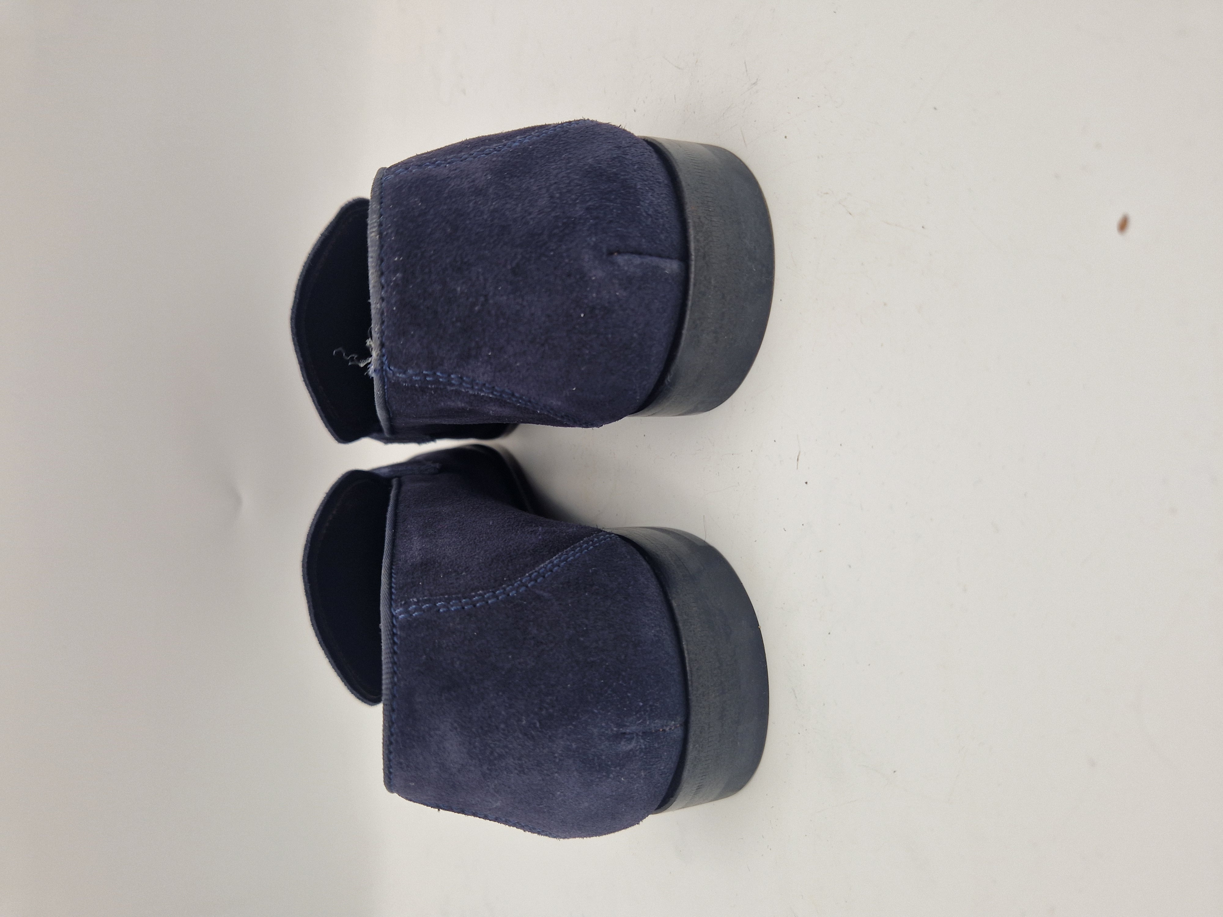 Flecs instappers. Maat 40, Donkerblauw/suède.