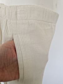Marc O’Polo ribcord broek | Maat 38 | Ecru |