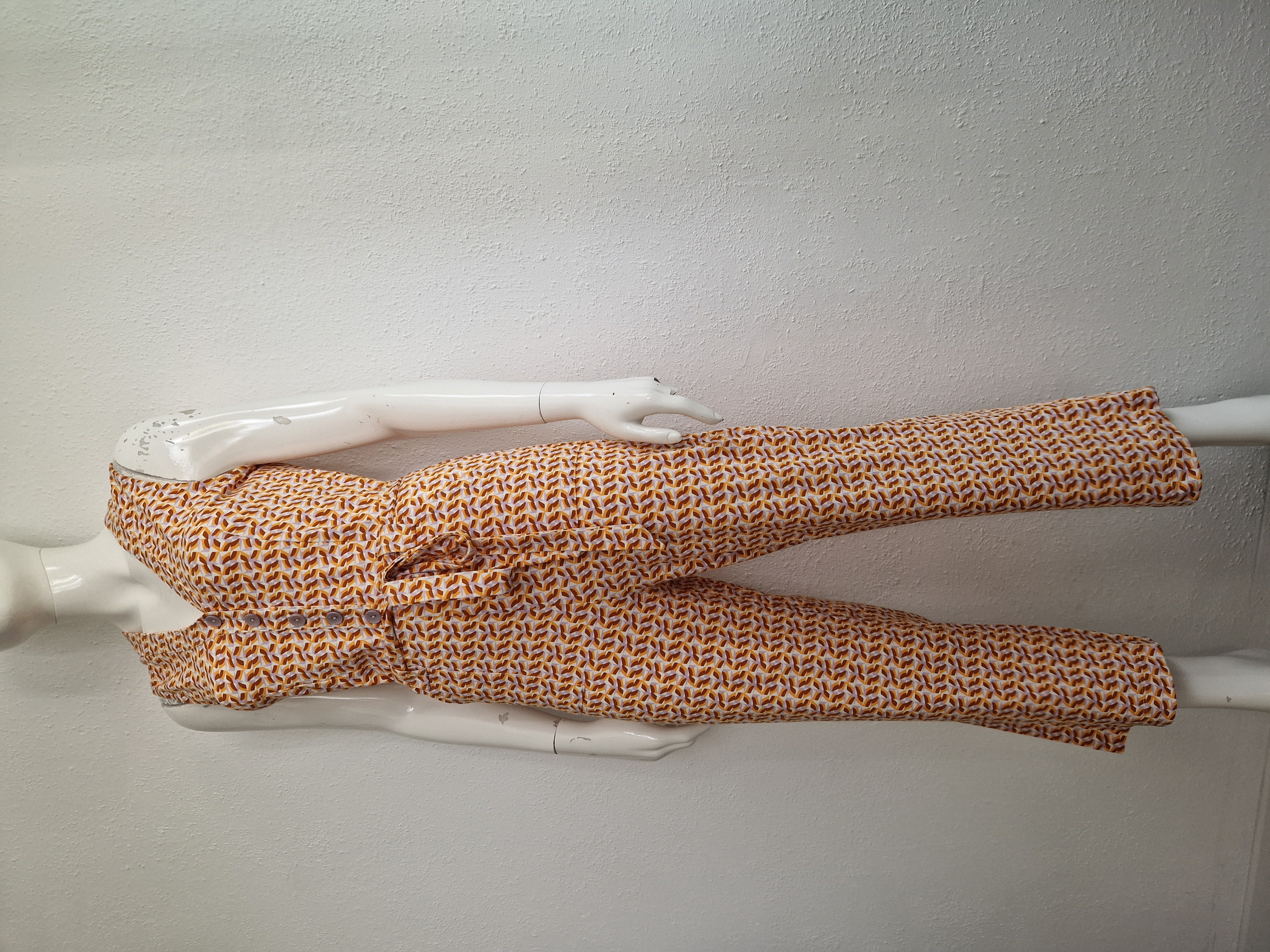Zilch jumpsuit. Maat S. Origami/lavender.