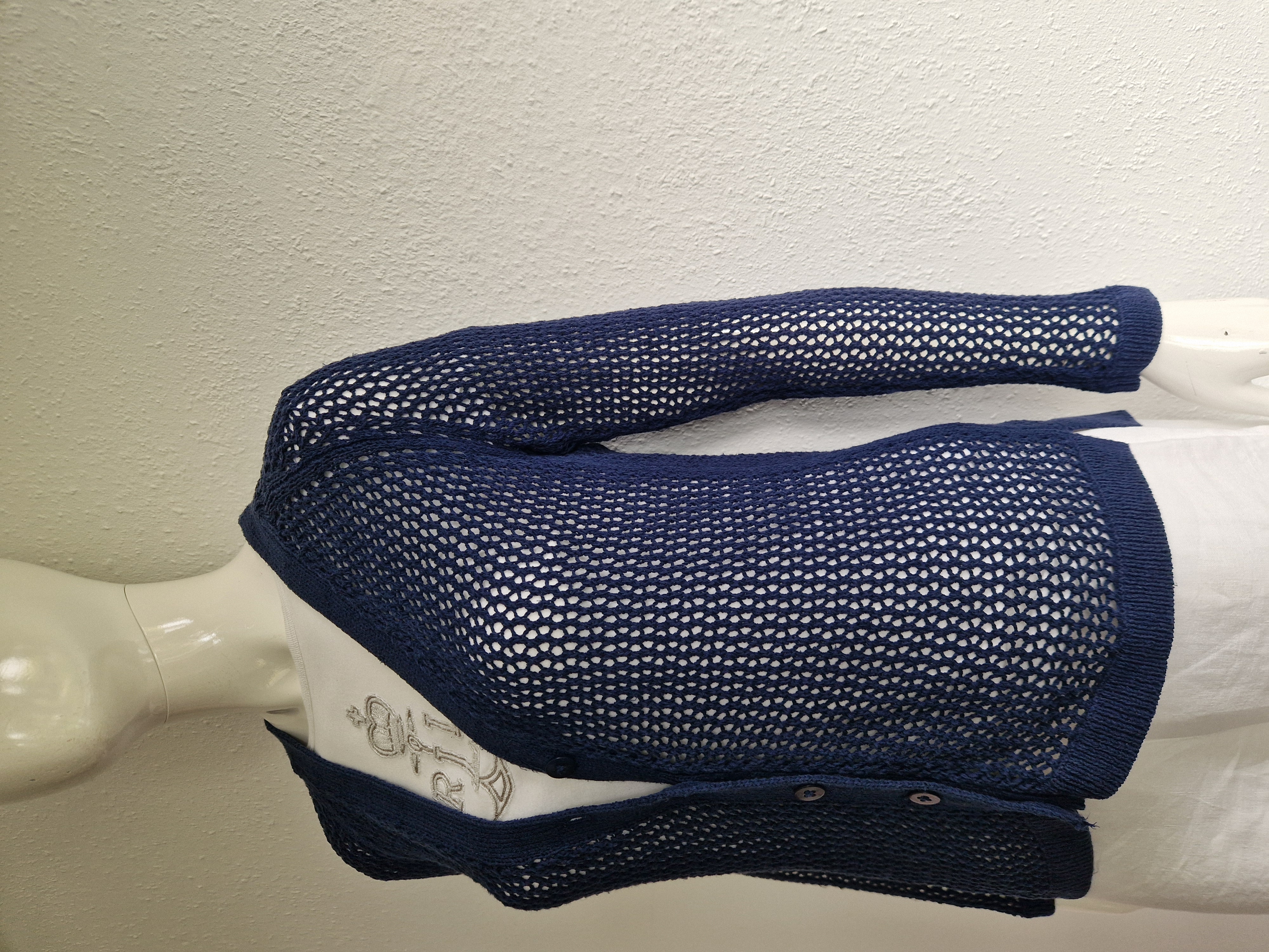 Luisa Cerano vest. Maat 36/38, Blauw.