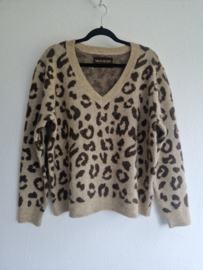 Mos Mosh Soffia Leo Knit | Maat XL | panterprint |