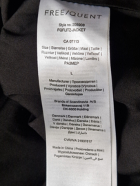 Freequent bomber jasje Flitz. Maat L. Zwart/satijn