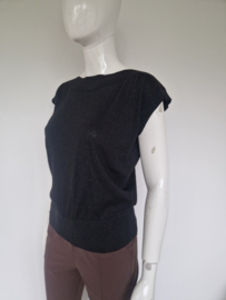 King Louie spencer. Maat L. Zwart/lurex