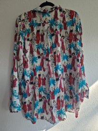 Studio Anneloes Bowie People Crepe blouse. Maat XXL.