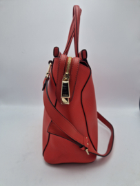 Furla schoudertas. Rood/leer.