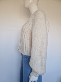 INTI handgebreid vest | Maat 38 | Crème | Alpaca |