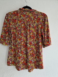 King Louie blouse. Maat M. Bloemenprint.