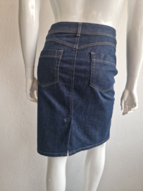 Claudia Sträter denim rok. Maat 42, Blauw.