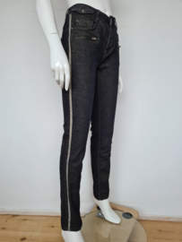 Blue Daze jeans. Mt. 40. Zwart/goudkleurig.