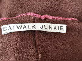 Catwalk Junkie shirt Love You. Maat 36, Bruin/roze