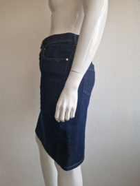 Claudia Sträter denim rok. Maat 42, Blauw.