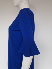 COS jurkje met volantmouwen. Maat M. Kobaltblauw.