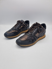 Red Rag sneakers. Maat 40, Zwart/brons/leer.