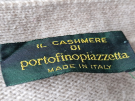 Portofinopiazzetta vest. Maat L. Beige/ kasjmier