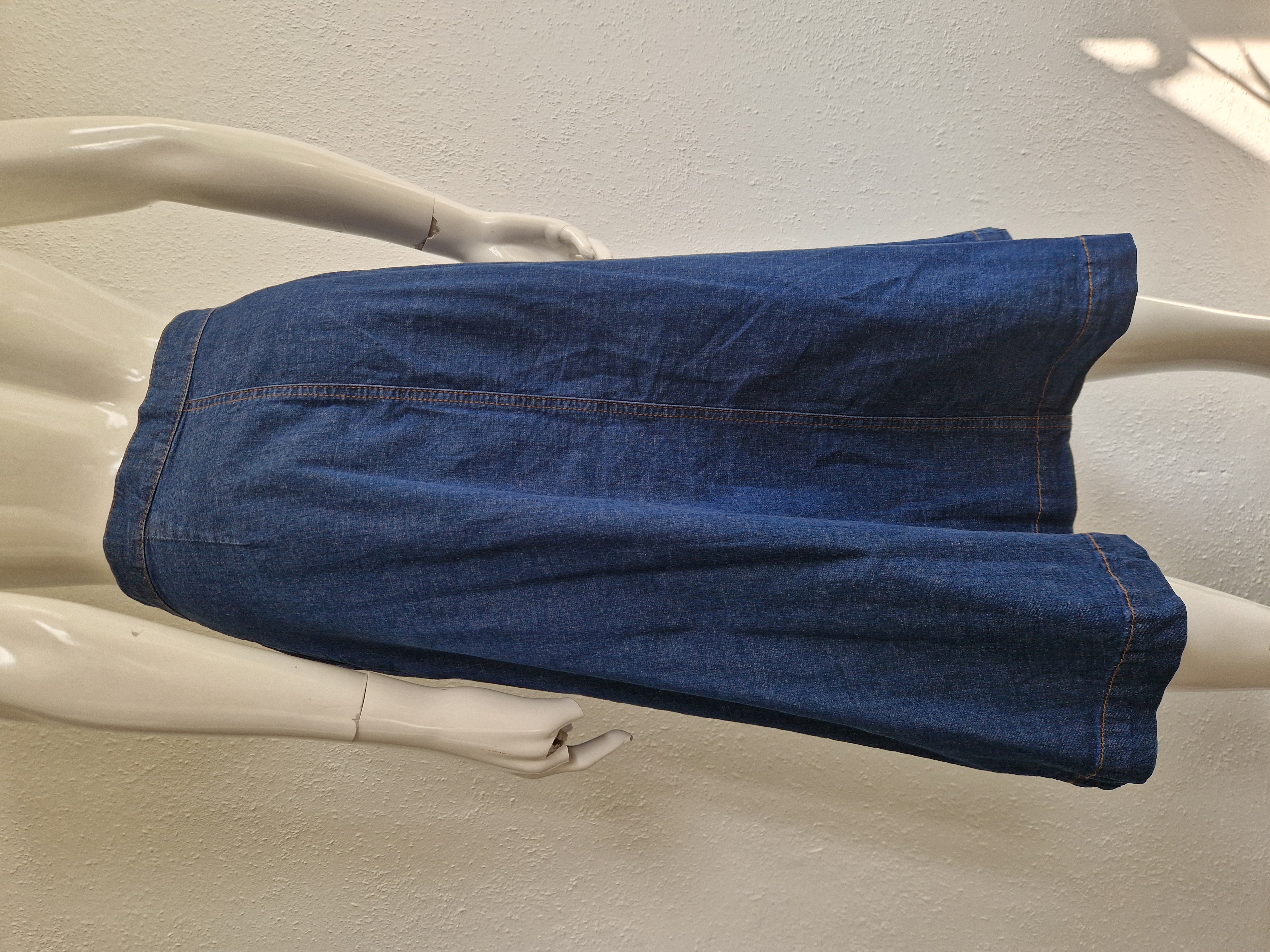 King Louie denim rok. Maat 38, Blauw