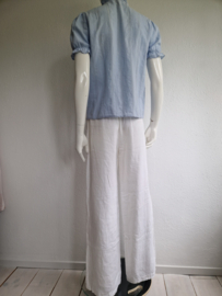 Golden Live blouse. Maat M. Lichtblauw.