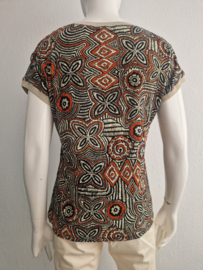 Geisha top Sarah. Maat 38, Print.