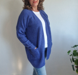 Studio Anneloes gebreid vest | Maat S | Blauw |