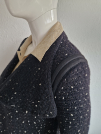 Luisa Cerano vest. Maat 38/40, Zwart/wol.