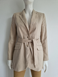 Summum blazer. Maat 34, Zand/linnenmix