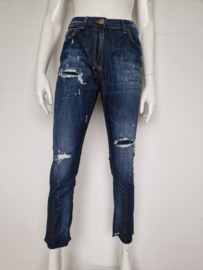 Elisabetta Franchi jeans. Mt. 26, Blauw/ damaged.