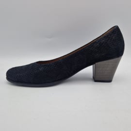 Gabor pumps. Maat 6,5, Zwart/leer.