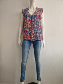 Garcia top. Maat L. Bloemenprint.