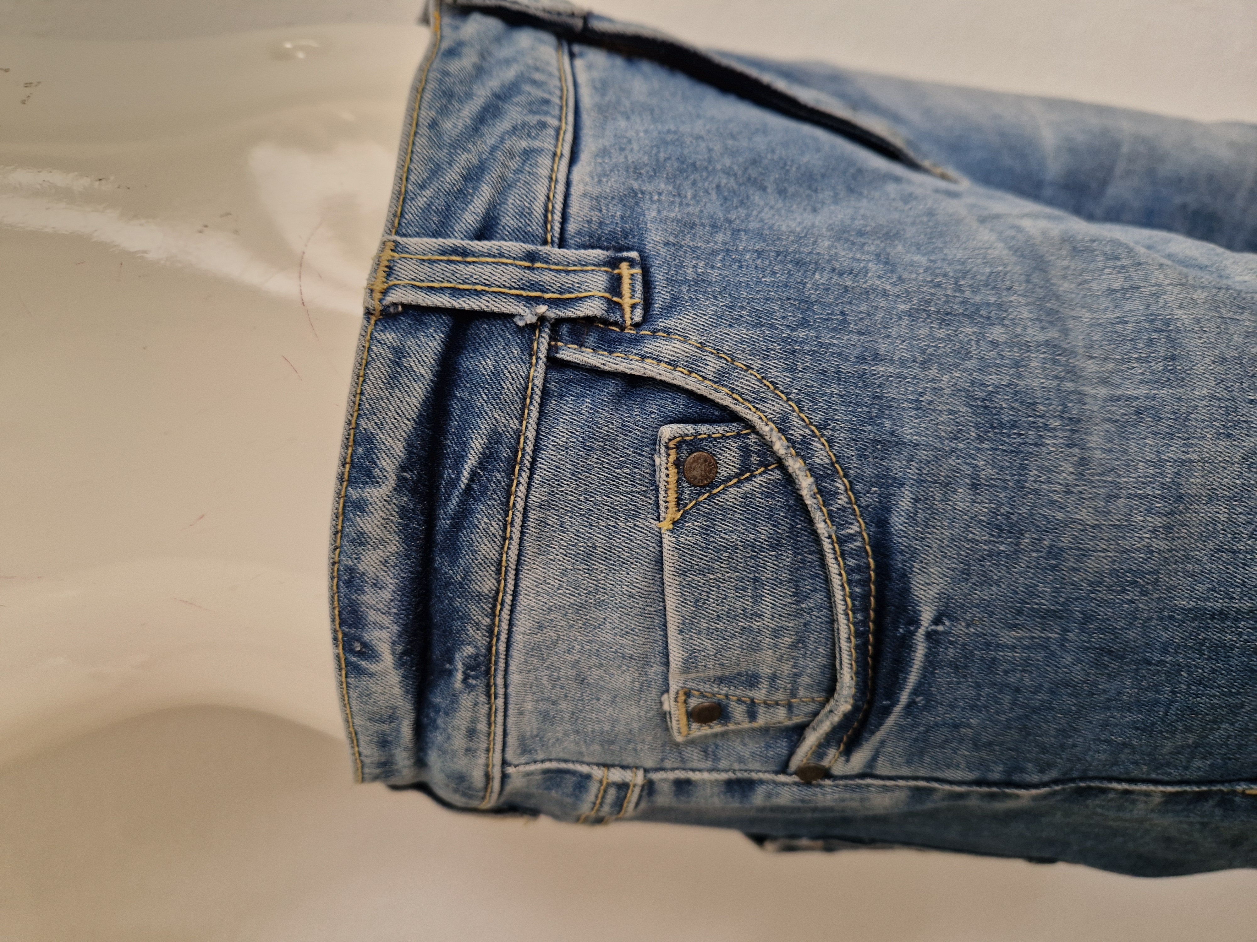 Summum denim shorts. Maat 40/42. Blauw.