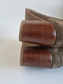 Shabbies Amsterdam hoge laarzen | Maat 40 | Taupe |